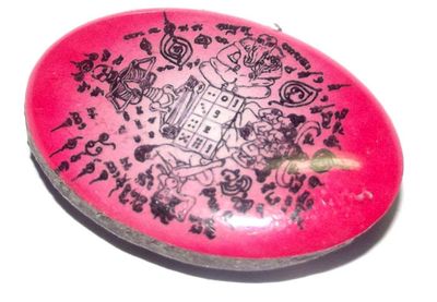 Locket Maha Lap Kon Hnuea Duang - Superior Fortunes Gambling Amulet - Prai Bone Powders, 4 Takrut + Ghost Bone - Luang Phu Naen Dam Wai Kroo 2555 BE
