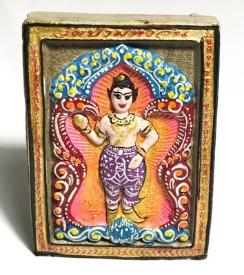Pra Khanta Kumarn Maha Taep Mee Lai Sen Purple Pants 2545 BE Skanda War God of Shiva 3 Year Empowerment - Kroo Ba Krissana