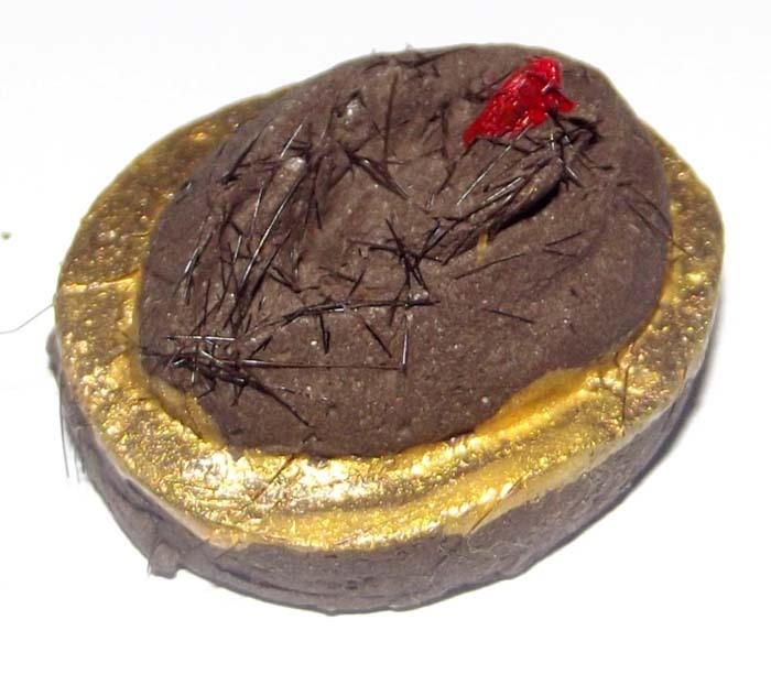 Yoni Maha Sanaeh (Attractive Vulva Charm) Prai Powders Belly Skin soaked in Prai Oil + Silver Takrut - Ajarn Por Yai Porn Khmer