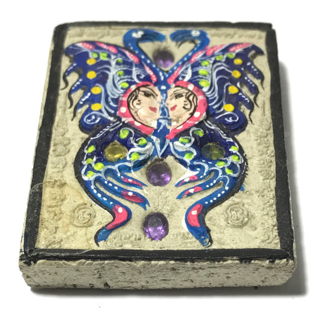 Taep Jamlaeng Butterfly King Pim Klang 2555 BE 17 Gems Brahma Statuette Limited Edition Only 200 Amulets Made - Kroo Ba Krissana