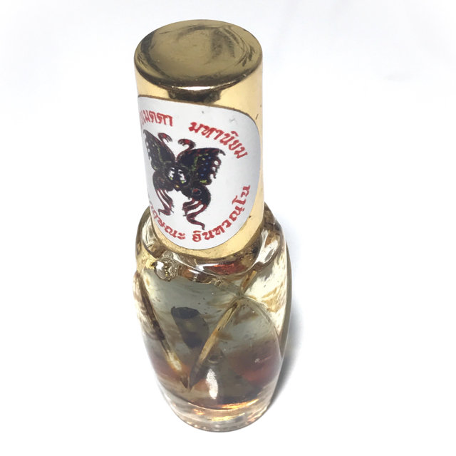 Nam Man Taep Jamlaeng Taep Ranjuan Butterfly King Dancing Deva Oil  with Takrut - Kroo Ba Krissana