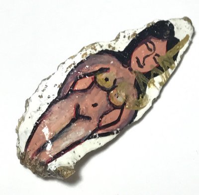 Chin Aathan Ban Neng Mae Nang Prai Kote Hian Khmer Ghost Bone Carving 4.5 Cm - Ajarn Surak Khmer Necromancer