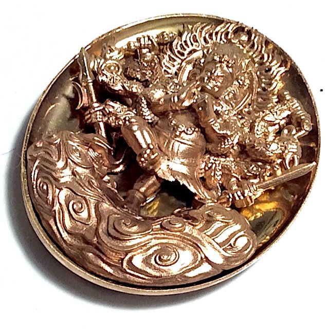 Rian Pra Tanabodee Maha Sethee Champol Nuea Nava Loha - Vaisaravana Vajrayana Deity Blessed at Borobudur Only 300 Made