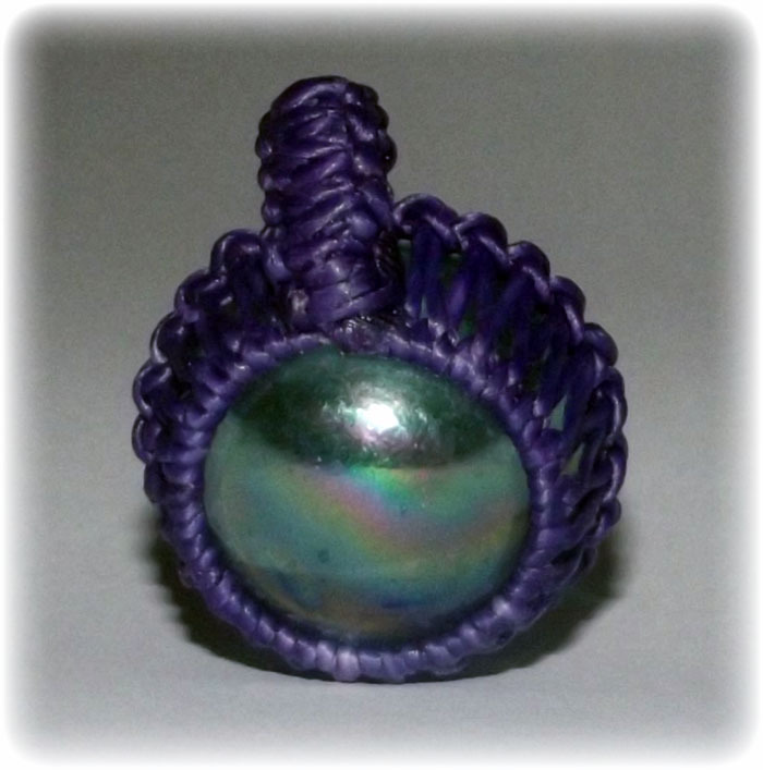 Look Om Dragon Ball (Gaew Sarapat Nerk) - Wishing Crystal (Purple) - Luang Phu Bpun Tammabalo 2549 BE