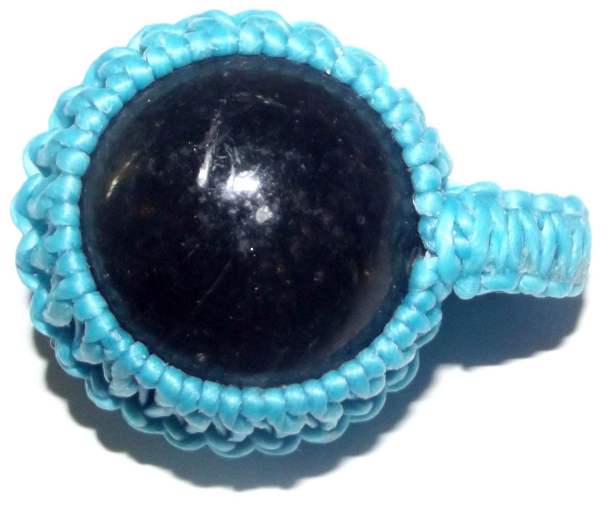 Look Om Dragon Ball (Gaew Sarapat Nerk) - Wishing Crystal (Blue) - Luang Phu Bpun Tammabalo 2549 BE