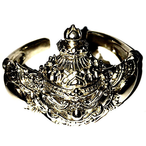 Gamlai Pra Rahu Asura Deva Albaca Bracelet -  Mangala Naga Rajah Edition 2556 BE Luang Phu Kambu Wat Gut Chompoo