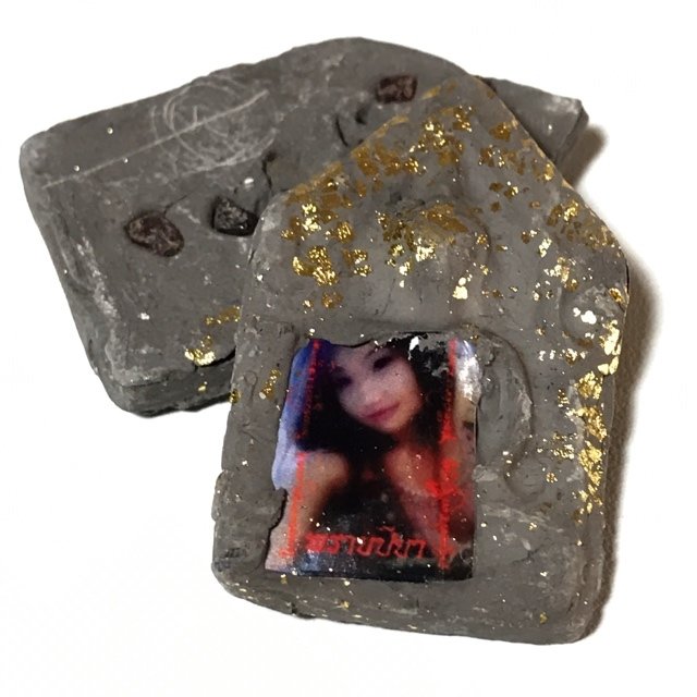 Khun Phaen Mae Nang Prai Saw Biya Ghost Amulet for Seduction and Gambling Kroo Ba Dech