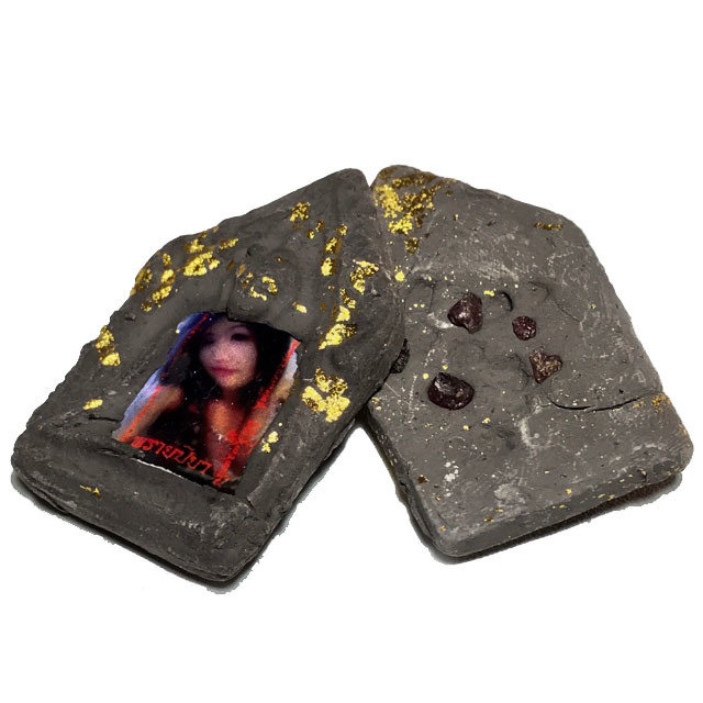 Khun Phaen Mae Nang Prai Saw Biya Ghost Amulet for Seduction and Gambling Kroo Ba Dech