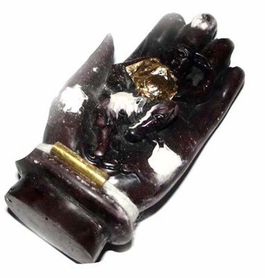 Arahant Bpraab Marn Fa Mer Pra Yulai - Yoo Lai Fuor on Urai Buddha Hand with Takrut Bracelet - Ajarn Apichai Decha Master day 2555 BE Edition Arahant Bpraab Marn Fa Mer Pra Yulai - Yoo Lai Fuor on Urai Buddha Hand with Takrut Bracelet - Ajarn Apichai Decha Master day 2555 BE Edition