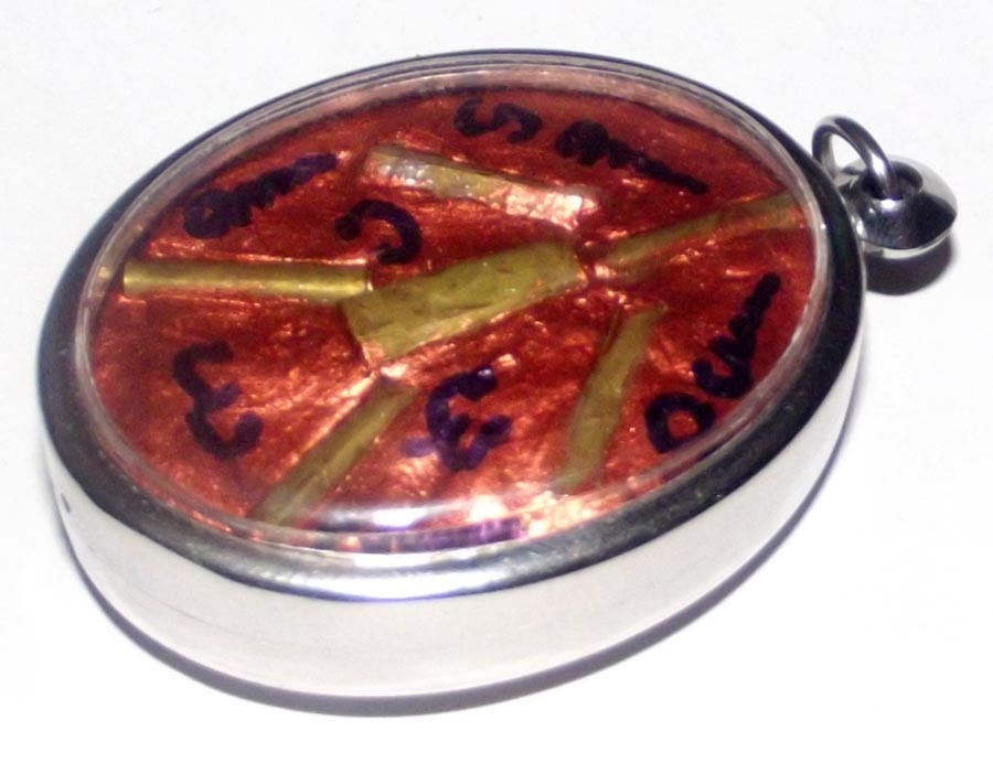 Hun Payont Hoeng Prai Kam Sa-In - Special Edition Khmer Ghost Whisperer Amulet for Gamblers & Seduction - Takrut, Snake Skin, Bone, + Dok Tong Flower - Ajarn Apichai Decha