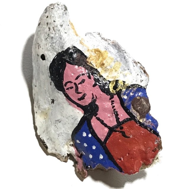 Chin Aathan Nang Prai Nong Nu Dtua Kroo 5 x 2 x 3 Cm Prai Powders Yae Hyae Wood Corpse Cloth 4 Gems Ajarn Surak
