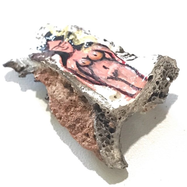 Chin Aathan Nang Prai Nong Nu Dtua Kroo 3.5 x 2.5 x 1 Cm Prai Powders Yae Hyae Wood Corpse Cloth 4 Gems Ajarn Surak