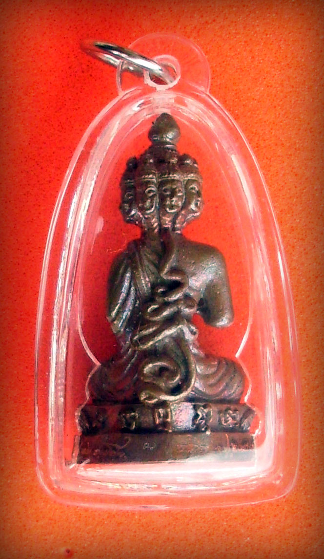 Maha Sethee Navagote nine faced Buddha - Luang Phu Nong Tammachodto (Wat Wang Sri Tong)