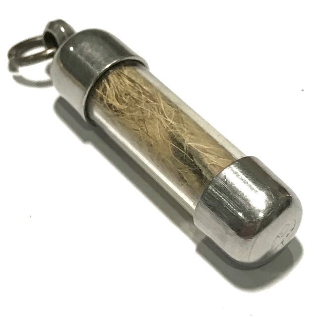 Takrut Hnang Suea Wicha Yant Maha Bao Maha Ud 2.5 Cm Gunstopper Tiger Amulet Luang Por Yaem Wat Takian