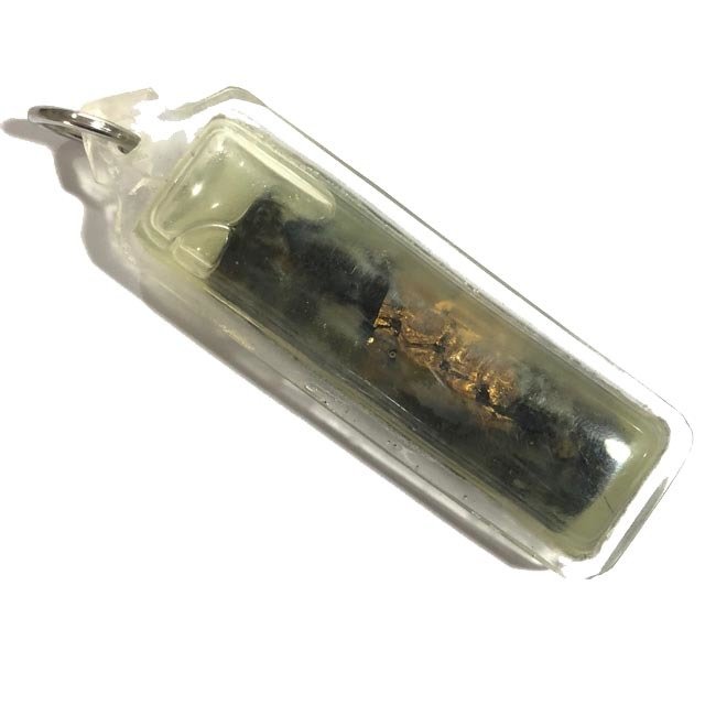 Takrut Ngu Hlueam Chae Nam Man Prai Python Skin Magic Scroll in Prai Oil Nia Kajia Maha Sanaeh Traimas Edition 2555 BE Luang Phu In