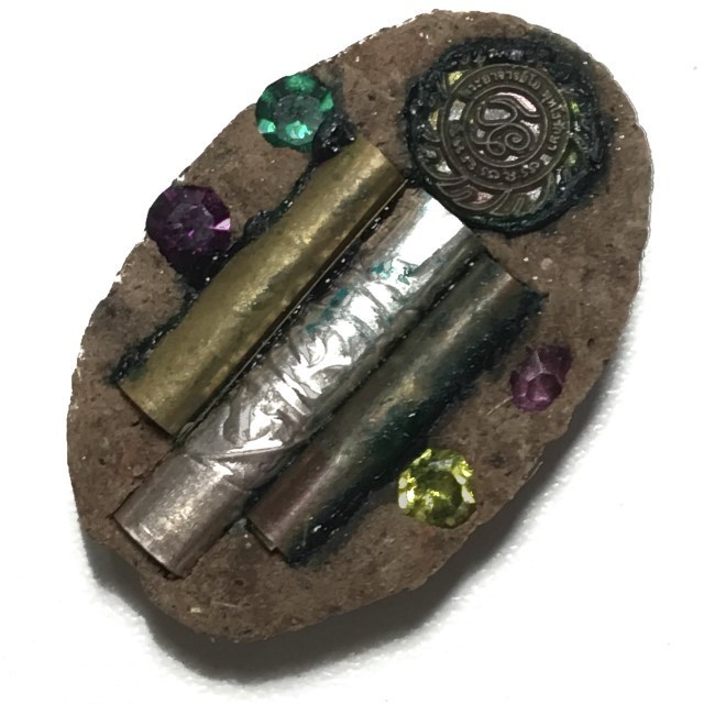 Nang Ngueak Suwanna Majcha Ongk Kroo Pim A 5 Ploi Sek 3 Takrut Masya Long Samutr &amp; Vishnu Chakra Pra Ajarn Oe 2558 BE