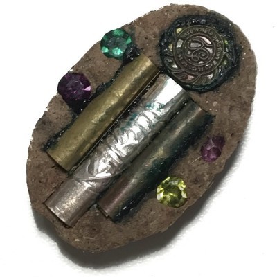 Nang Ngueak Suwanna Majcha Ongk Kroo Pim A 5 Ploi Sek 3 Takrut Masya Long Samutr &amp; Vishnu Chakra Pra Ajarn Oe 2558 BE