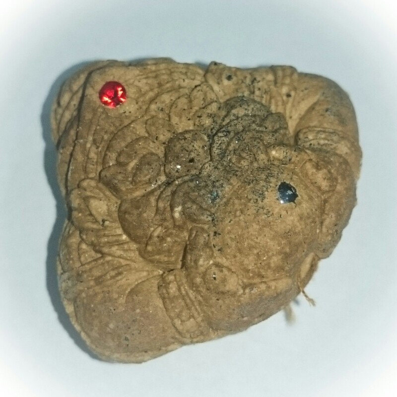 Pra Rahu Asura Deva with Gem, Lek Lai Bead + Takrut  - Nuea Wan 108 - Maha Taep Bandan Choke Edition 2555 BE - Kroo Ba Krissana Intawano