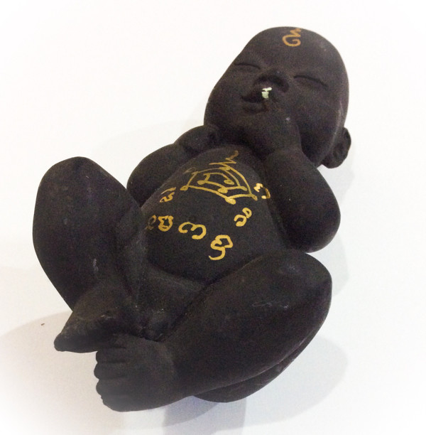 Look Krok Prai Perm Sap - 5 x 2.5. x 2 Inch Necromantic Bucha Statue - Bucha Kroo (2nd Edition) 2556 BE - Pra Ajarn Somchart Bparimudto