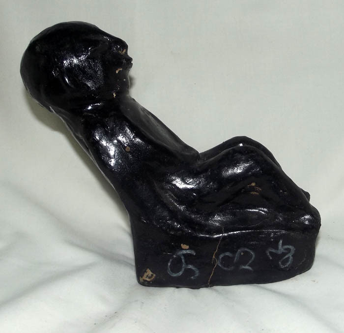 Kumarn Tong Nang Gao Ee (Kumarn in an Armchair) - Nuea Din Aathan Jarn Agkhara (Prai Bone Powders, Prai Oils and Cemetery earths) - Luang Por Kane - Wat Koh Phu