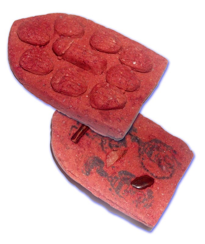 Siwalingk Paed Kaet (Shiva Lingam with 8 Yonis) Ongk Kroo - Nuea Pong Wiphuudt Fang Chin Aathan (Kumarn Bone Powders, Gem + Bone Carving Insert) - Ruesi Masia 2555 BE