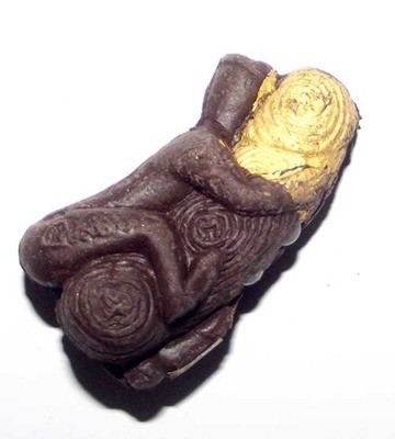 Palad Euy Bper Leuy (Paetch Payatorn) - Phallic Lingam Love Deity - Special Prai Maha Sanaeh Powders 2 Pearls 1 Takrut + Gold Leaf - Luang Phu In Wat Nong Meg 2553 BE