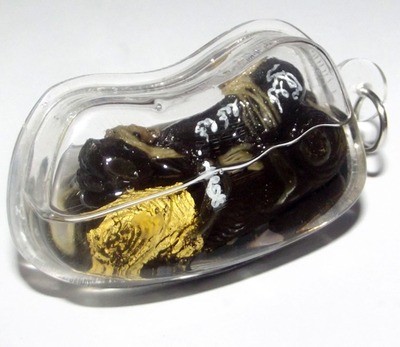 Palad Euy Bper Leuy (Paetch Payatorn) Ongk Kroo - Phallic Lingam Love Deity - Special Prai Maha Sanaeh Powders in Prai Oil + Look Namo + Na Ok Dtaek + Takrut - Luang Phu In Wat Nong Meg 2553 BE