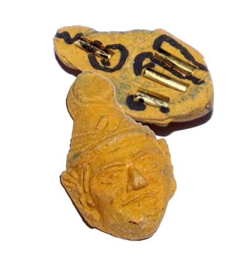 Siarn Ruesi Kohbutra Ongk Kroo 3 Takrut + Hand inscription - Neua Leuang Pasom Maha Wan Dork Tong  - Ruesi Masia 2556 BE
