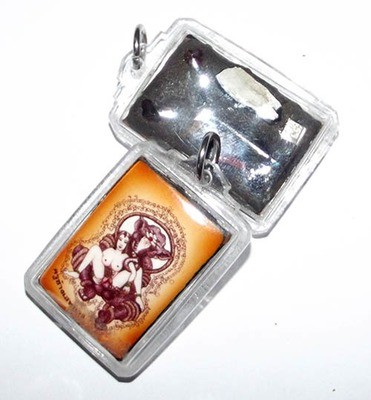 Locket Chang Saep Nang Bpii Ongk Kroo Pim B -  Mating Bull Elephant with Nymph Maiden - Ajarn Cha Eung - 69 Only Made