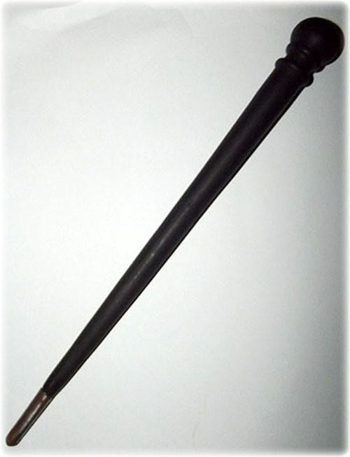 Mai Tao Gayasit Dton Khee Dtaay Plai Khee Bpen - Sacred Magic wand made from Rare Paya Ngiw Dam tree - Protection from Enemies &amp; Black Magic - Ajarn Chum Chai Kiree