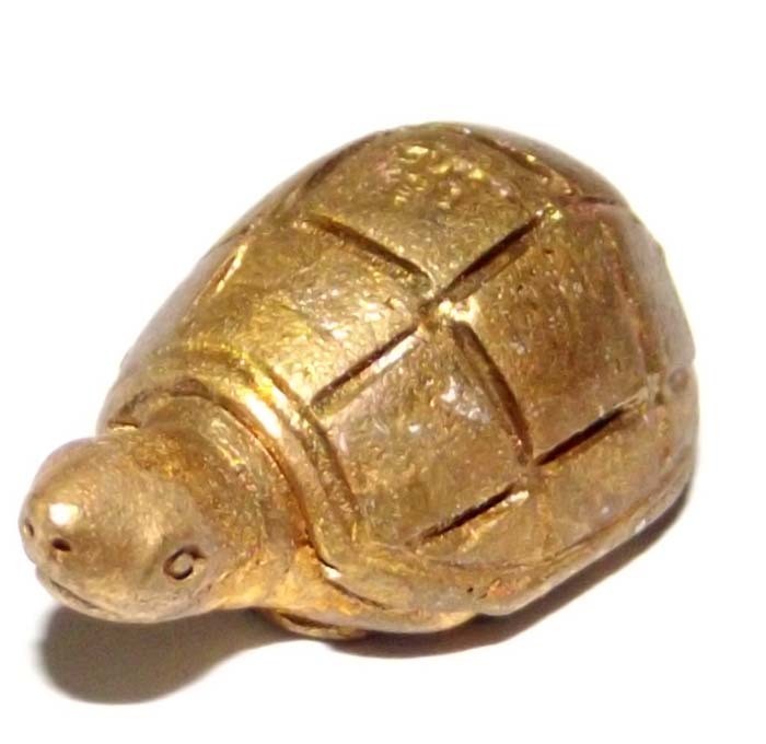 Paya Dtao Ruean Pokasap - Nuea Tong Chanuan (Brass Artifact Metals) &#39;Jaroen Sukh&#39; 2555 BE Edition - Luang Por Phad, Wat Ban Gruad Special Edition 2 Blessing ceremonies