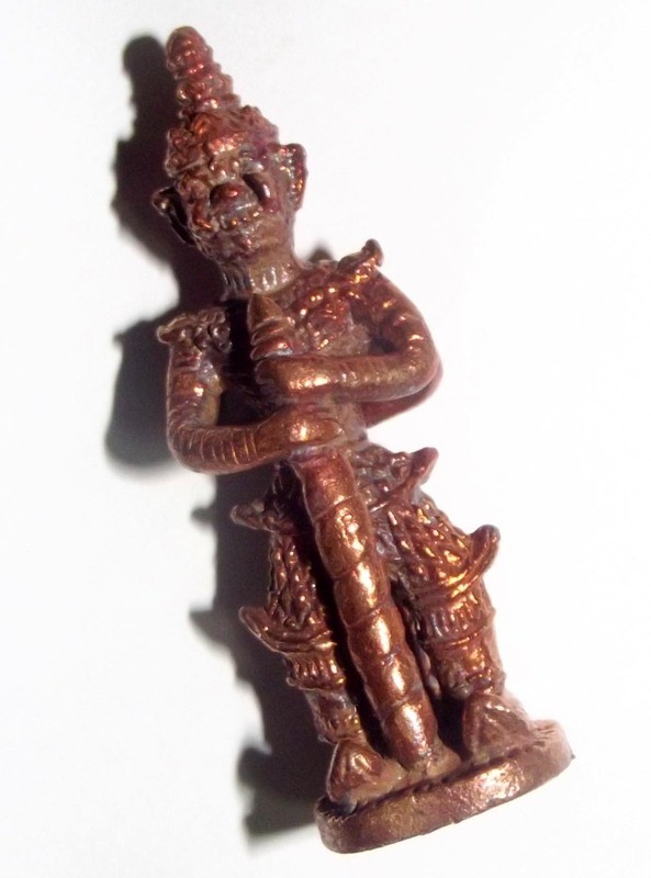 Taw Waes Suwan Maha Bpraab Loi Ongk 5 x 1.5 Cm Statuette (only 400 made) - Nuea Nava Loha 'Serp Dtamnan Luang Phu Noi' Edition 2555 BE - Luang Por Jerd - Suan Badibat Tam Po Sethee Taw Waes Suwan Maha Bpraab Loi Ongk 5 x 1.5 Cm Statuette (only 400 made) - Nuea Nava Loha 'Serp Dtamnan Luang Phu Noi' Edition 2555 BE - Luang Por Jerd - Suan Badibat Tam Po Sethee