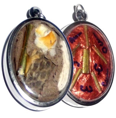Hun Payont Hoeng Prai Kam Sa-In - Special Edition Khmer Ghost Whisperer Amulet for Gamblers &amp; Seduction - Takrut, Snake Skin, Bone, + Dok Tong Flower - Ajarn Apichai Decha