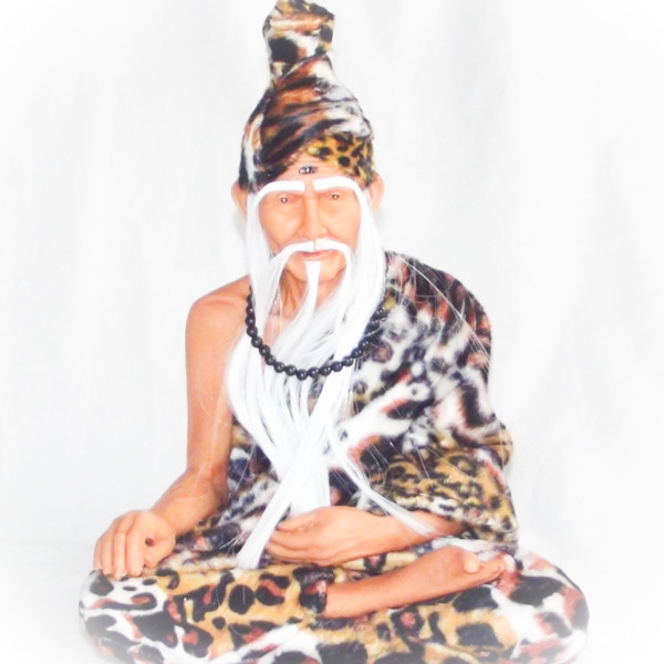 Pra Ruesi (Por Gae)  Boroma Kroo 12 inch high Bucha Statue - Wat Ratcha Nad Da/Asrom Por Taw Guwen  (resin)