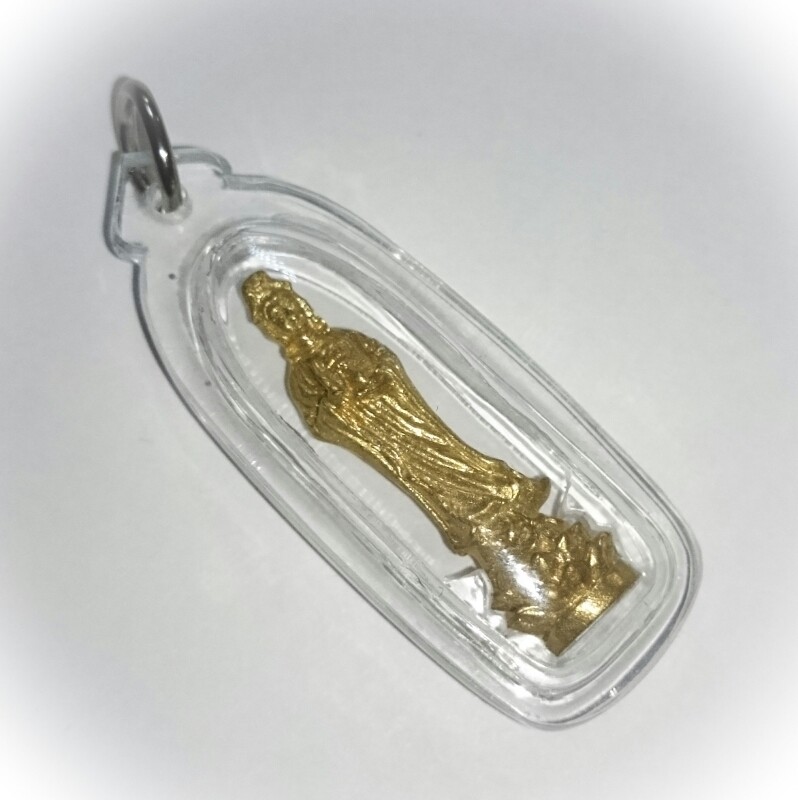 Kwan Yin Bodhisattva Loi Ongk in Divine Brass - Maha Pokasap Edition 2552 BE - Luang Por Sorn - Wat Lad Bua Khaw