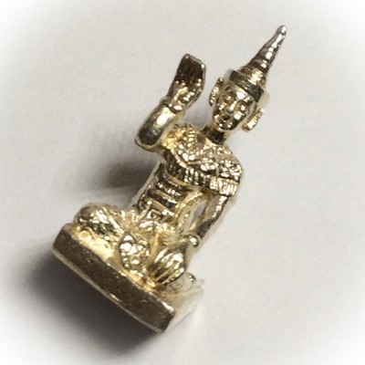 1st Edition Nang Kwak Manorah Ongk Kroo - Southern Sorcery Wicha - Solid Silver - Pra Ajarn Prasut - Wai Kroo 2544 BE Only 180 Made