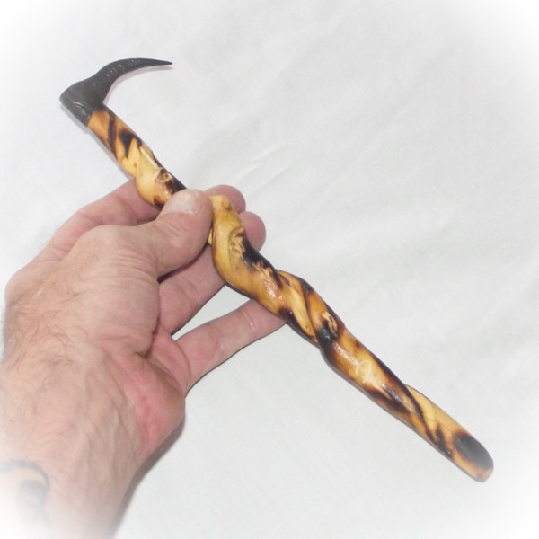 Takhor Chang - Sorceror&#39;s Elephant Goad 10 Inches (money, customers, and treasure calling hook) - Mai Thao Hlong &#39;Sacred Vine of the Lost&#39; - Luang Phu Hongs Prohmabanyo