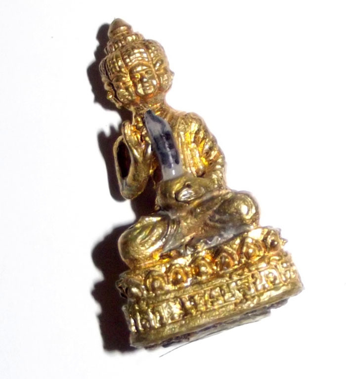 Pra Sethee Navagote 9 Faced 9 Ghodas of Riches Buddha statuette - Luang Por Jerd Nimmalo  - Free with casing for Orders Over 260$