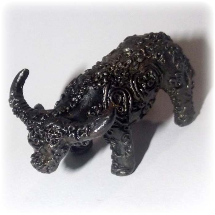 Kwai Tanu Anti Black Magic Protection and Bringer of Sustenance - Serb San Dtamnan Luang Por Noi edition 2555 BE - Takrut Hua Jai Kwai Tanu Pork Krang Putsa - LP Jerd, Suan Badibat Tam Po Sethee