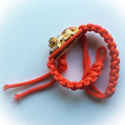 Takrut Hanuman Thaway Sue Sadtya - Loyal Servant of Rama bracelet - Wai Kroo Luang Por Phern Wat Bang Pra 2557 BE Extra Blessing by Luang Pi Pant