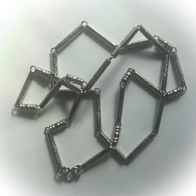 Stainless Steel Neckchain Medium-Slim Gauge with Yant Nam Tao - 26 Inches long for 1 - 5 amulets