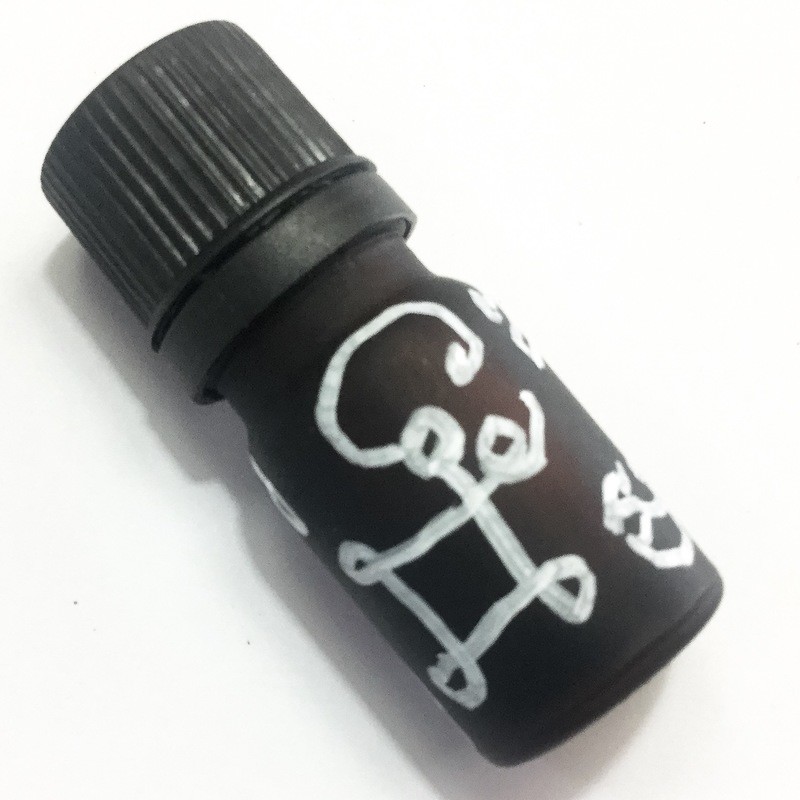 Nam Man Dork Tong Maha Sanaeh Maha Hlong with Takrut Ha Yant Thaew - Golden Flower Seduction Oil Potion Only 9 Made - Asrom Por Taw Guwen