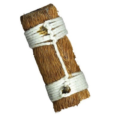 Takrut Ma Glom Nang (Ma Saep Nang) &#39;Dork Lek&#39; Sorng Bo - &#39;Sang Hor Chan&#39; edition 2555 BE - Horse Skin Wrapped Leaden Yantra with 2 Cord Spell Knots for Enchantment - Kroo Ba Lerd  Wat Tung Man Dtai