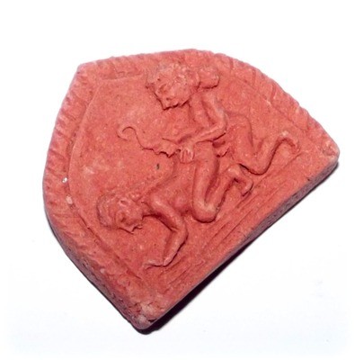 Choo Chok Khor Dai - 99 Ghost Red Prai Powders + Hand Inscription - Gambling and Love Charm - Ruesi Masia 2554 BE