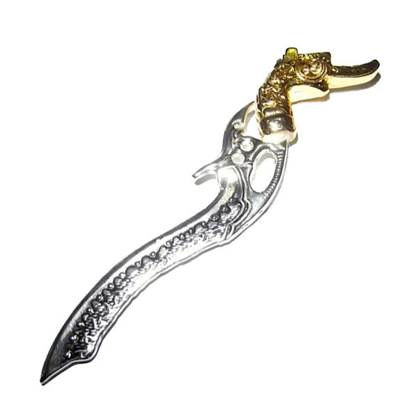 Mitmor Rit Waet Nor Mo Khao Or - Ritual Knife with Hongsa Bird Handle and Chromium Plated Blade - Luang Por Prohm of Wat Ban Suan