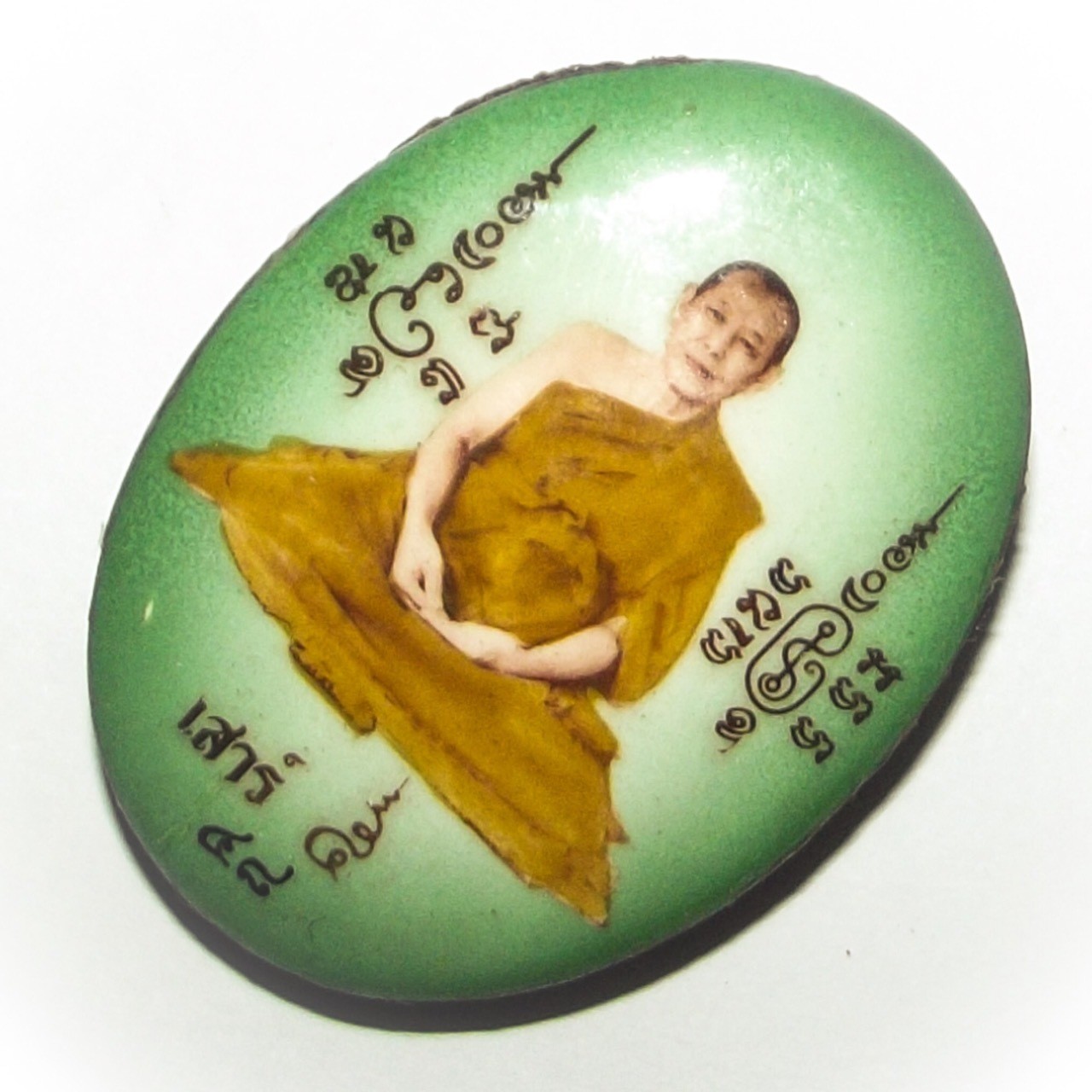 Locket Luang Por Jerd Pim Jumbo Ongk Kroo #48 - Sao Ha Edition 2553 BE - 56 Takrut Pra Puttakun + Ganesha + 8 Ploi Sek Gems In Ya Wasana Jinda Manee Powders - Luang Por Jerd Nimmalo