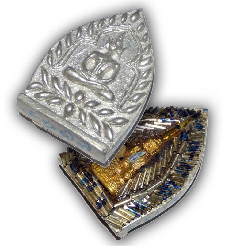 Pra Jao Sua Sethee Yai Jumbo - Nuea Rae Saksit - 108 Takrut Pra Radtanatrai, 1 Takrut Hua Jai Sethee &amp; Navagote Buddha - Luang Por Jerd  Jao Sua Sethee Yai Edition 2556 BE