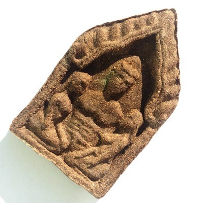 Pra Khun Phaen Ba Cha Dta Ongk Kroo - Only 50 Made - Ya Wasana Jinda Manee with Enchanted Marum Wood + Wan Dork Tong + Khom Inscription - Ajarn Meng Khun Phaen