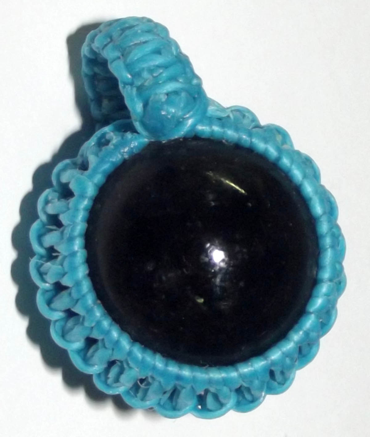 Look Om Dragon Ball (Gaew Sarapat Nerk) - Wishing Crystal (Blue) - Luang Phu Bpun Tammabalo 2549 BE