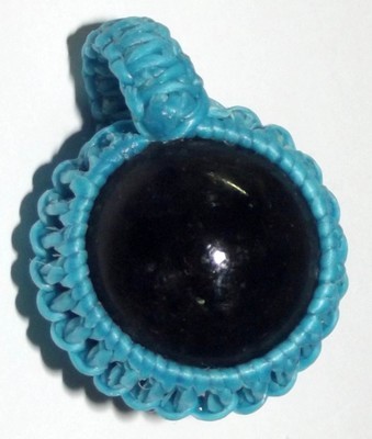 Look Om Dragon Ball (Gaew Sarapat Nerk) - Wishing Crystal (Blue) - Luang Phu Bpun Tammabalo 2549 BE